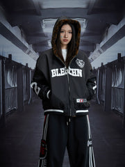 Unmanned island, wearing both sides of Zexi wind hooded leopard print fur contrasting loose short jacket jacket for winter