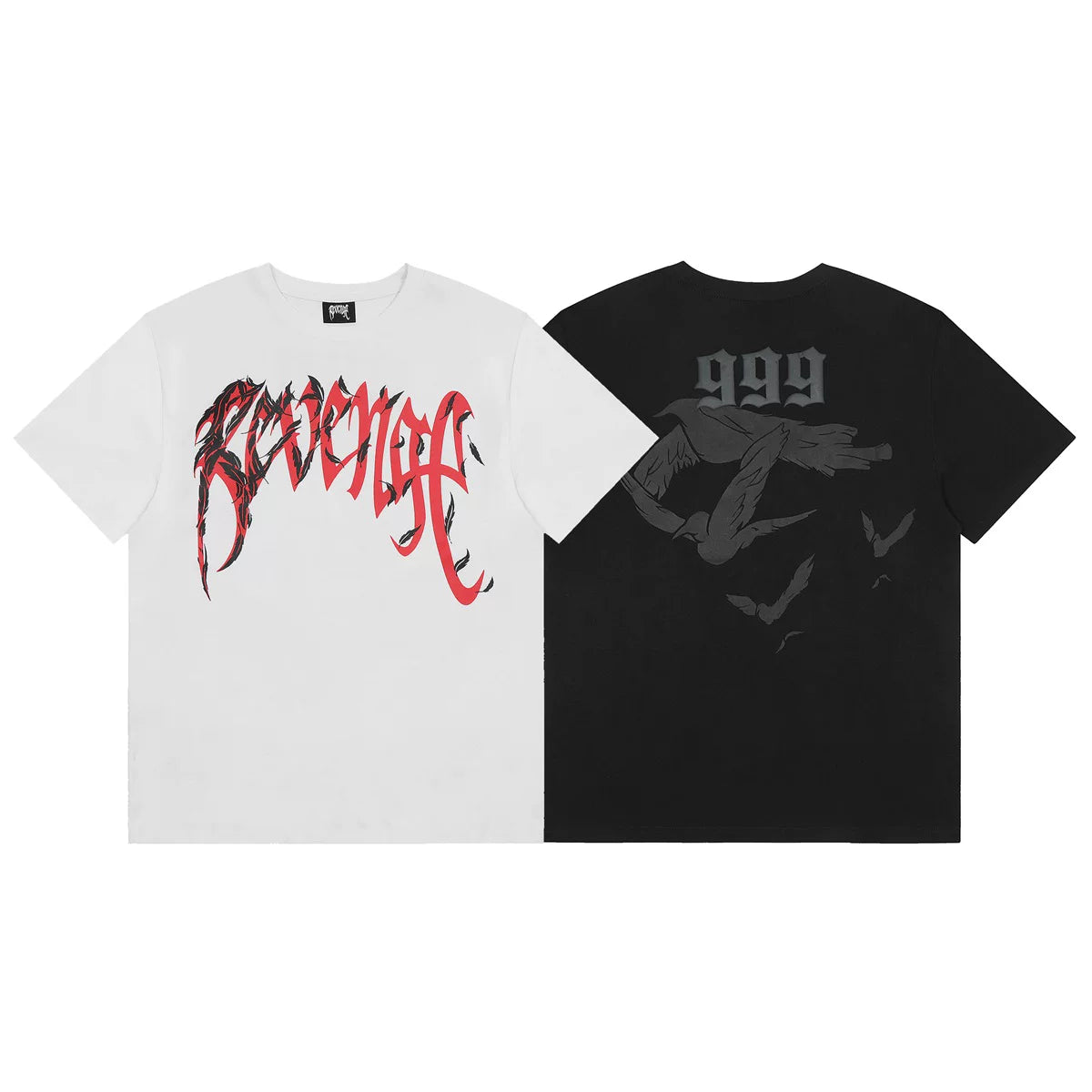 Revenge Smoke Peace Dove Oversized Graphic Tee