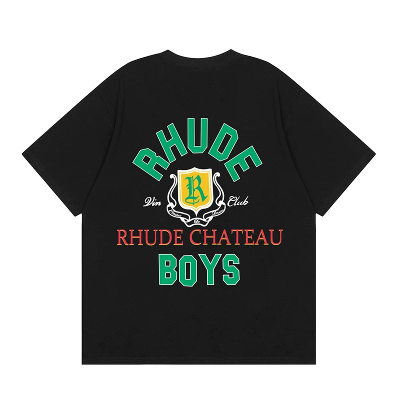 RHUDE High Street Oversized Graphic Pure Cotton T-Shirt