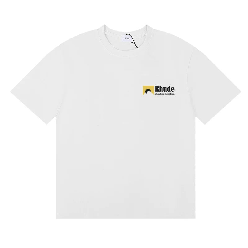 RHUDE Minimalist Small Logo Pure Cotton Summer Tee