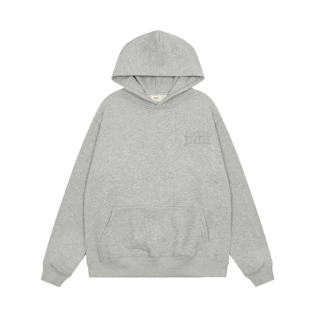 Broken Planet Puff Print Hoodie Shorts Tracksuit Set