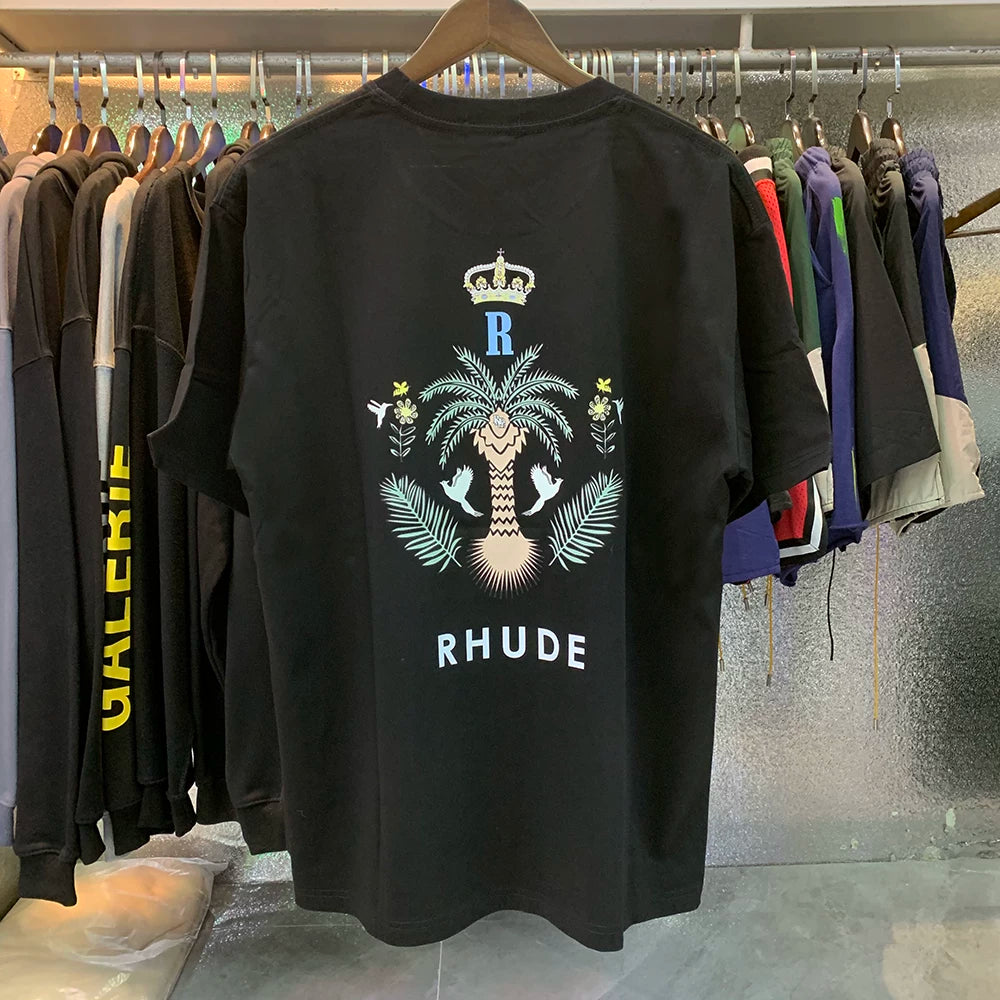 RHUDE Las Palmas Palm Tree Vintage Graphic Tee