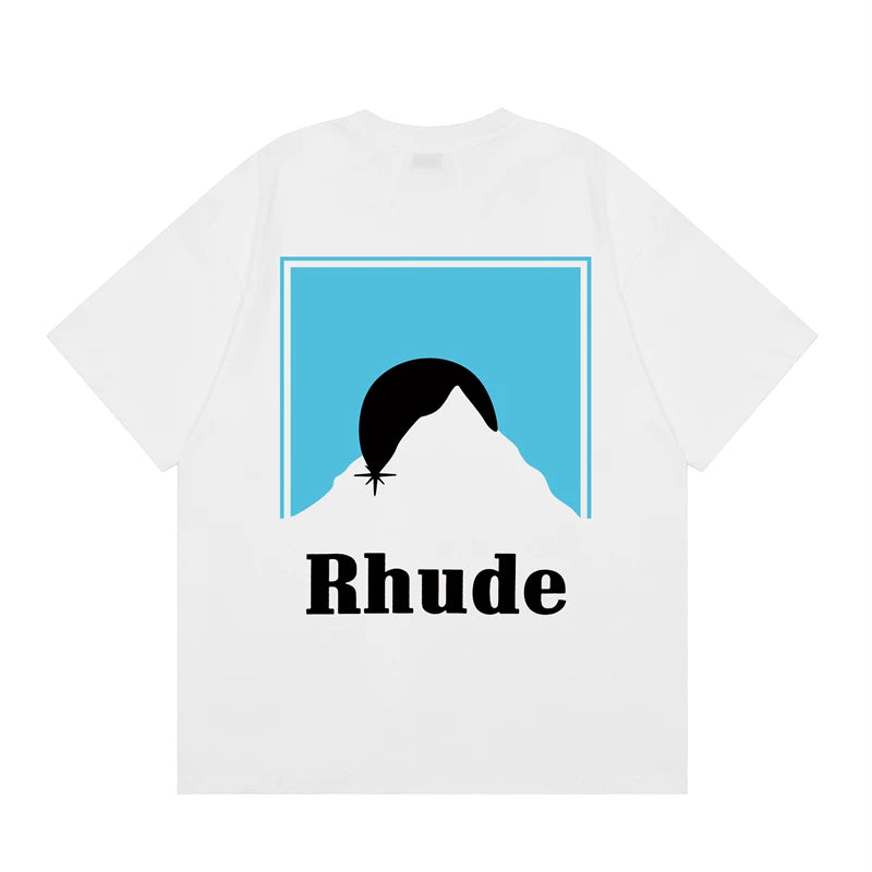RHUDE High Street Oversized Graphic Pure Cotton T-Shirt