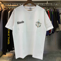 RHUDE Las Palmas Palm Tree Vintage Graphic Tee