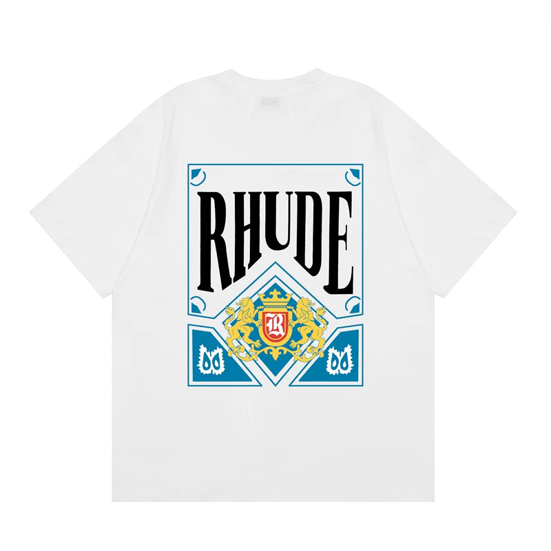 RHUDE High Street Oversized Graphic Pure Cotton T-Shirt