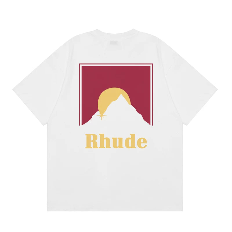 RHUDE High Street Oversized Graphic Pure Cotton T-Shirt