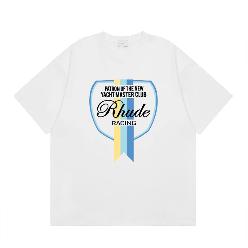 RHUDE High Street Oversized Graphic Pure Cotton T-Shirt