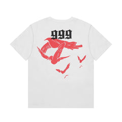 Revenge Smoke Peace Dove Oversized Graphic Tee