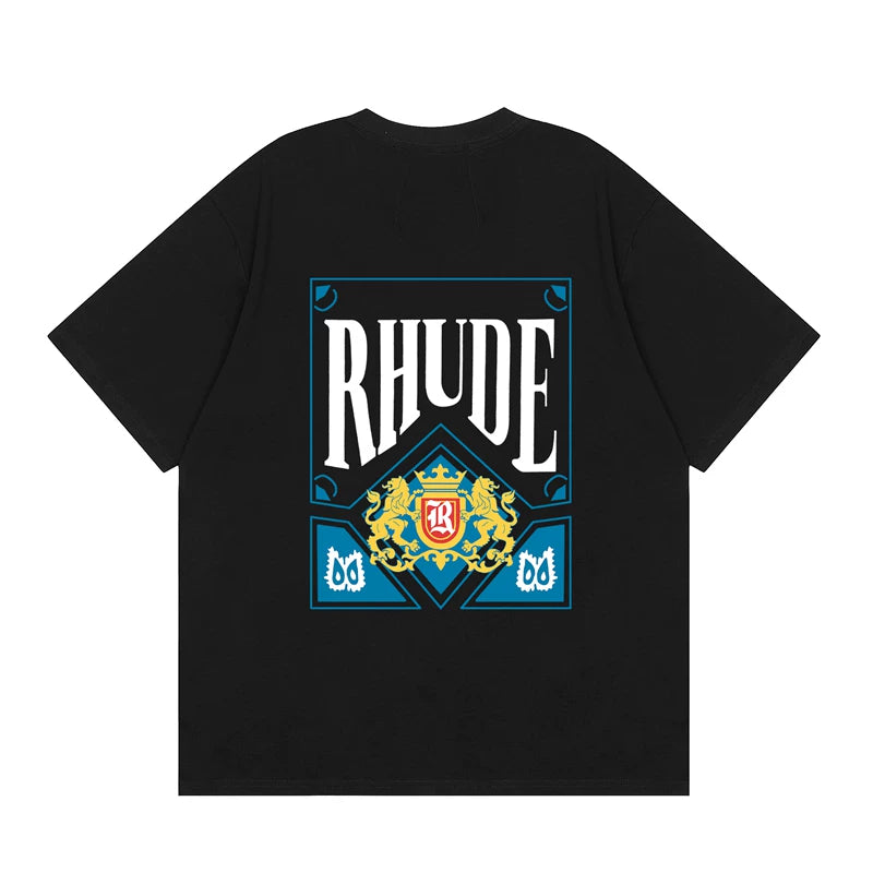 RHUDE High Street Oversized Graphic Pure Cotton T-Shirt