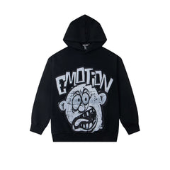 MIXED EMOTION DTG Graphic Printed Pullover Hoodie