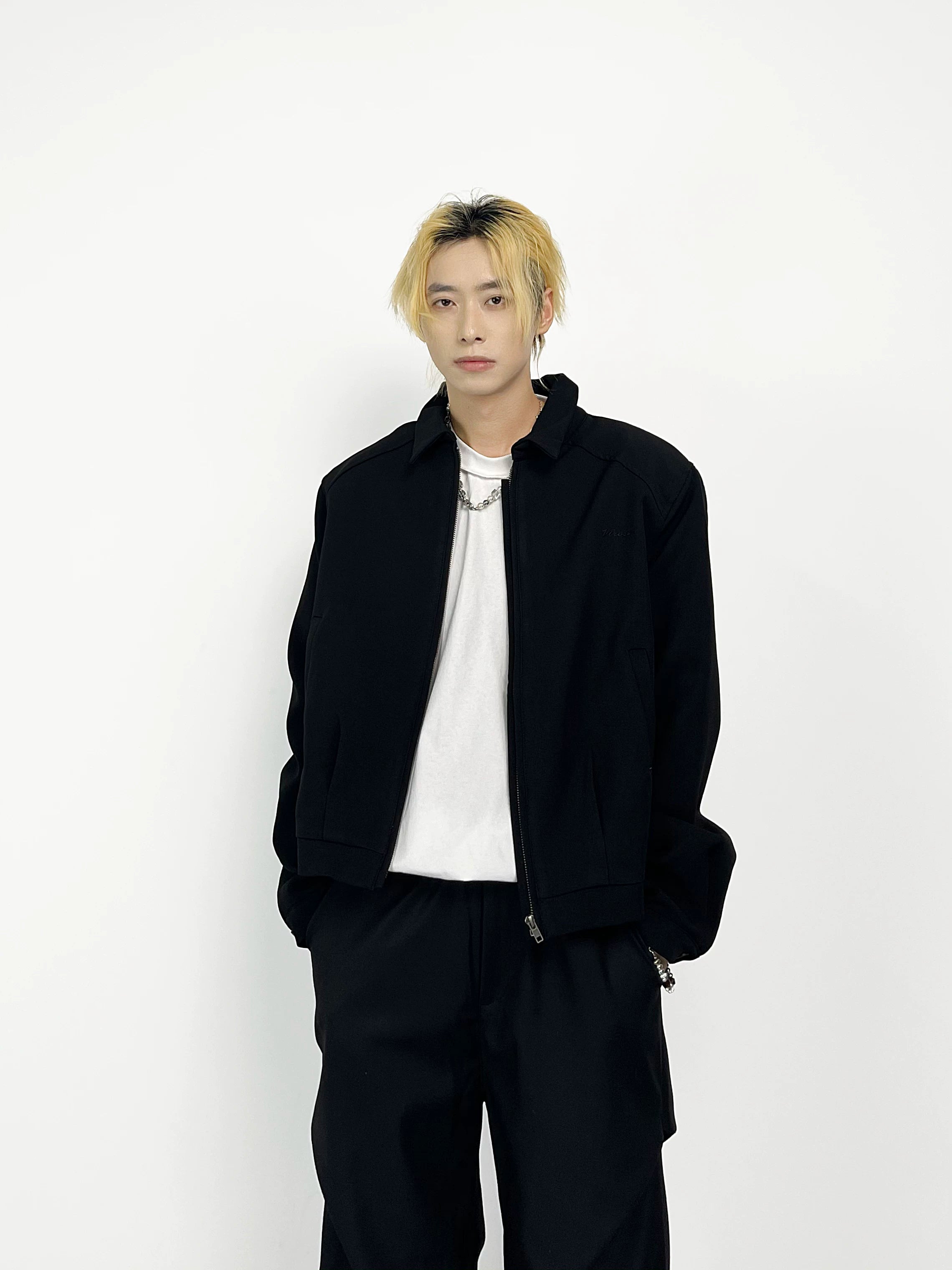 A knife American style cleanfit short jacket