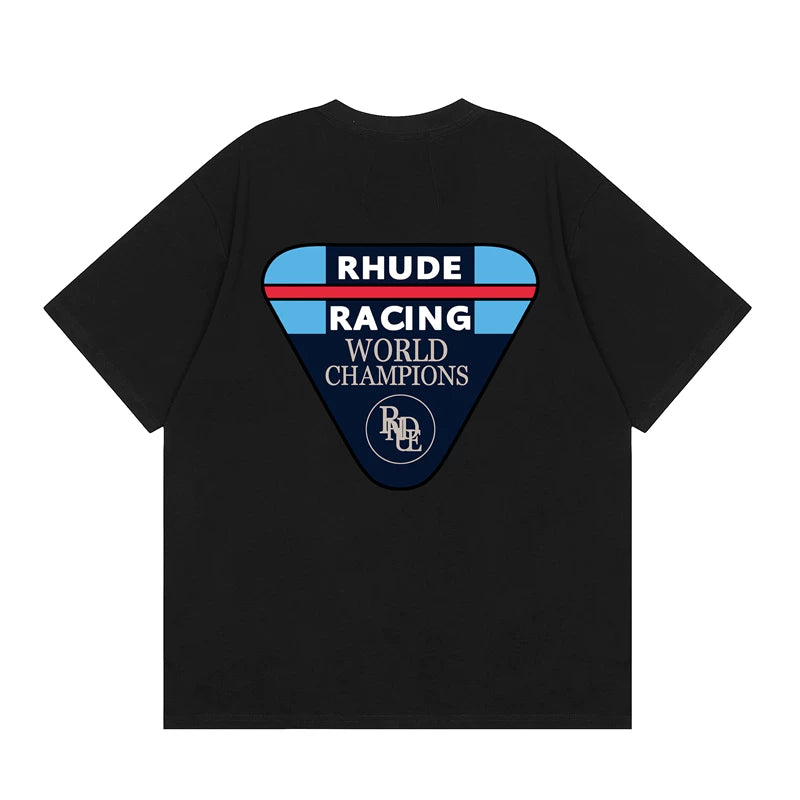 RHUDE High Street Oversized Graphic Pure Cotton T-Shirt