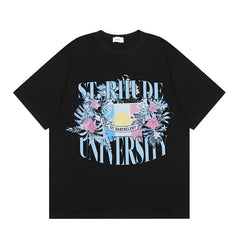 RHUDE High Street Oversized Graphic Pure Cotton T-Shirt
