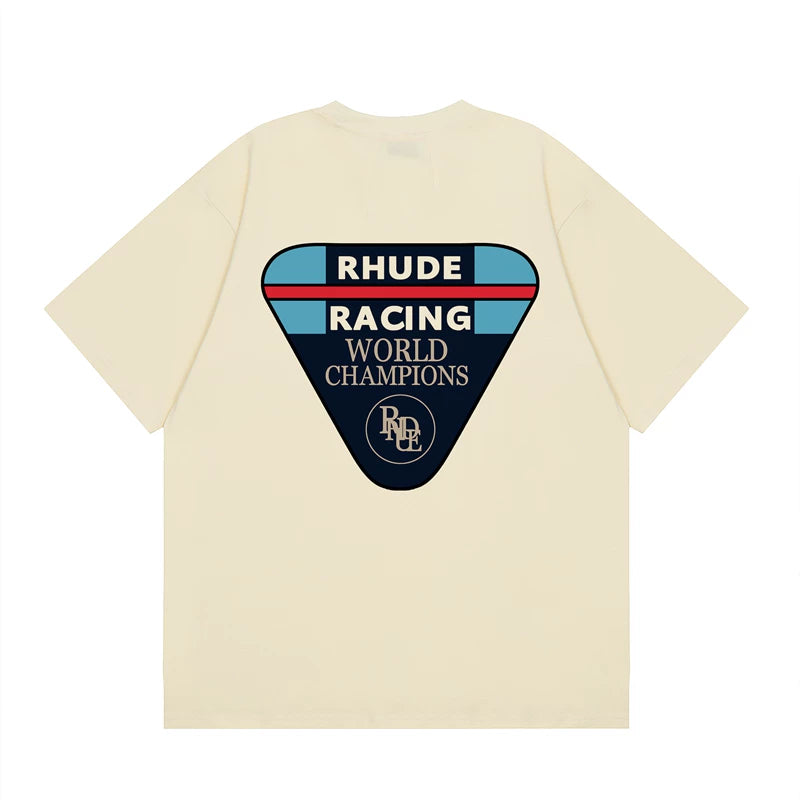 RHUDE High Street Oversized Graphic Pure Cotton T-Shirt