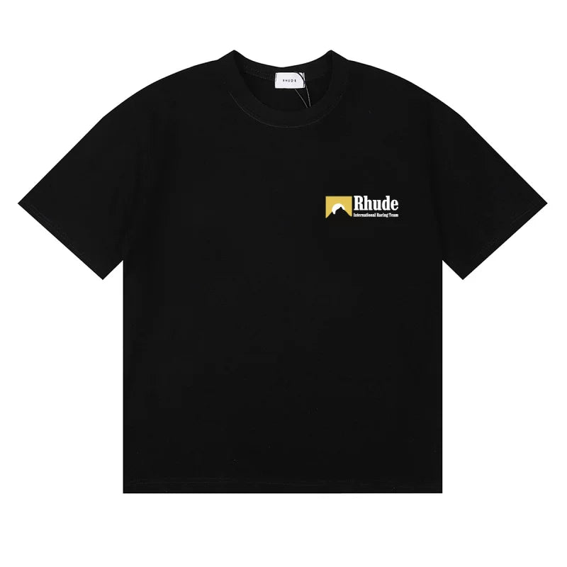 RHUDE Minimalist Small Logo Pure Cotton Summer Tee