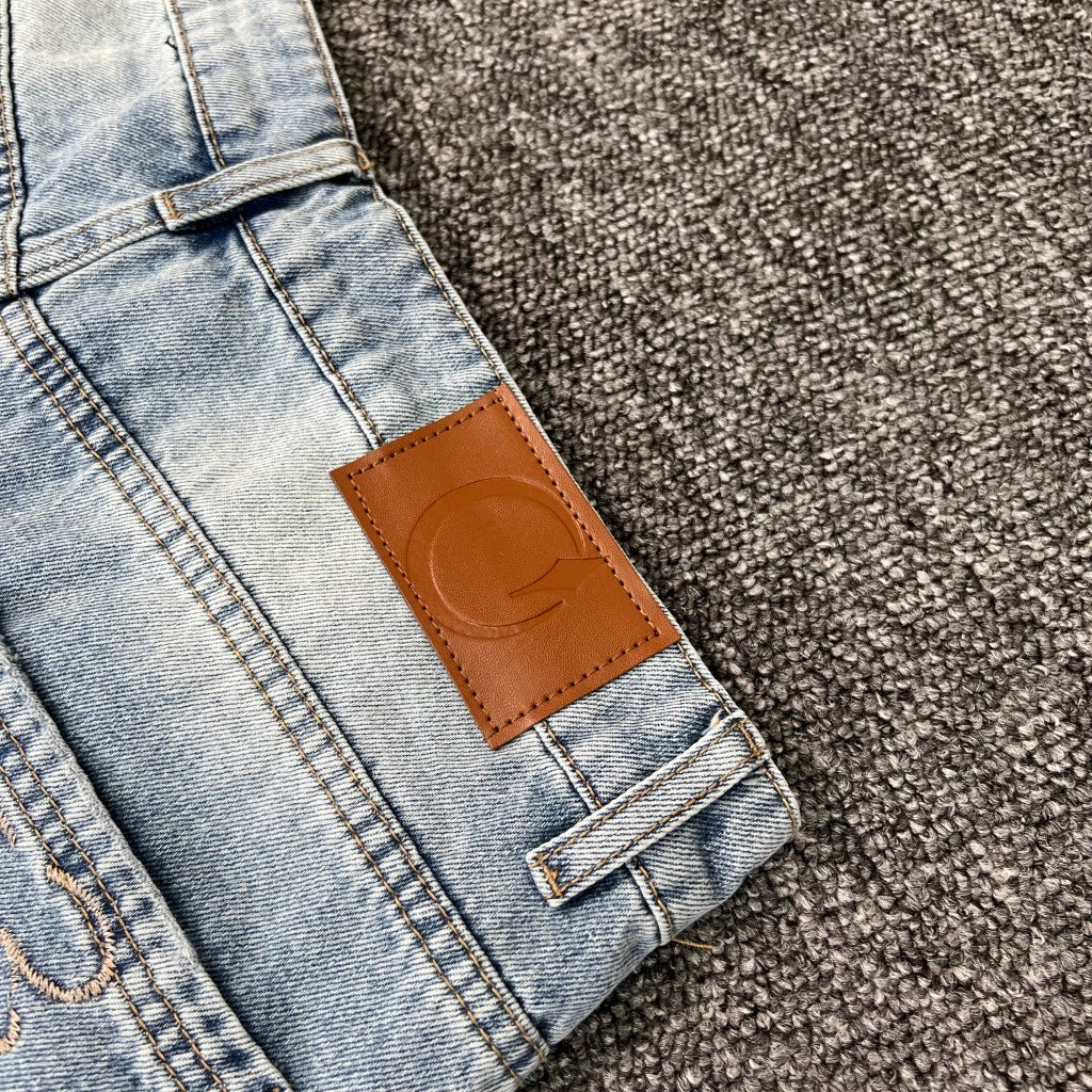 Derschutze Yasmin V3 Embroidered Denim Jorts
