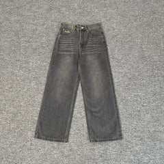 Broken Planet Washed Wide Leg Denim Jeans