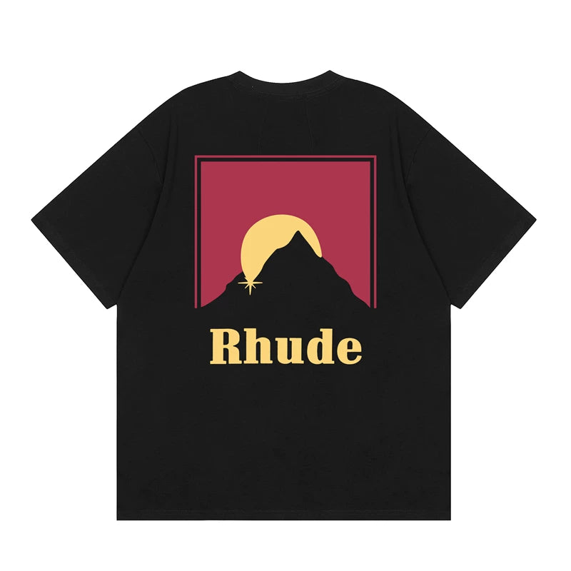 RHUDE High Street Oversized Graphic Pure Cotton T-Shirt