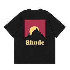 RHUDE High Street Oversized Graphic Pure Cotton T-Shirt
