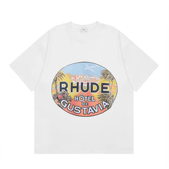 RHUDE High Street Oversized Graphic Pure Cotton T-Shirt