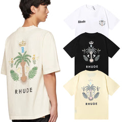 RHUDE Las Palmas Palm Tree Vintage Graphic Tee