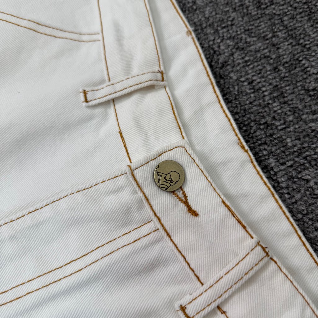 DerschutzeGoddess Embroidered Loose Denim Shorts