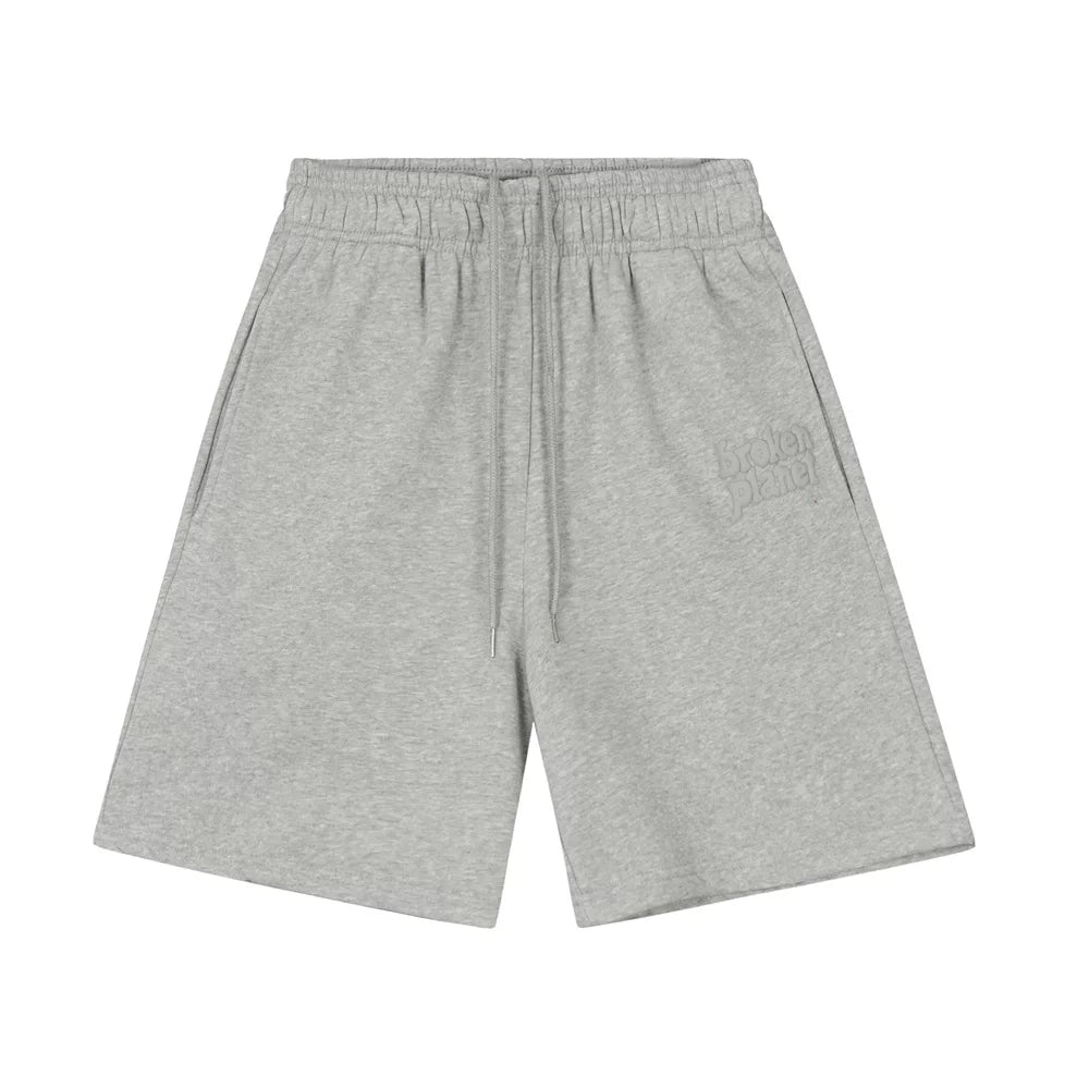 Broken Planet Puff Print Hoodie Shorts Tracksuit Set