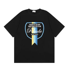 RHUDE High Street Oversized Graphic Pure Cotton T-Shirt