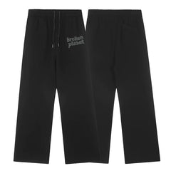 Broken Planet Puff Print Heavy Fleece Sweatpants