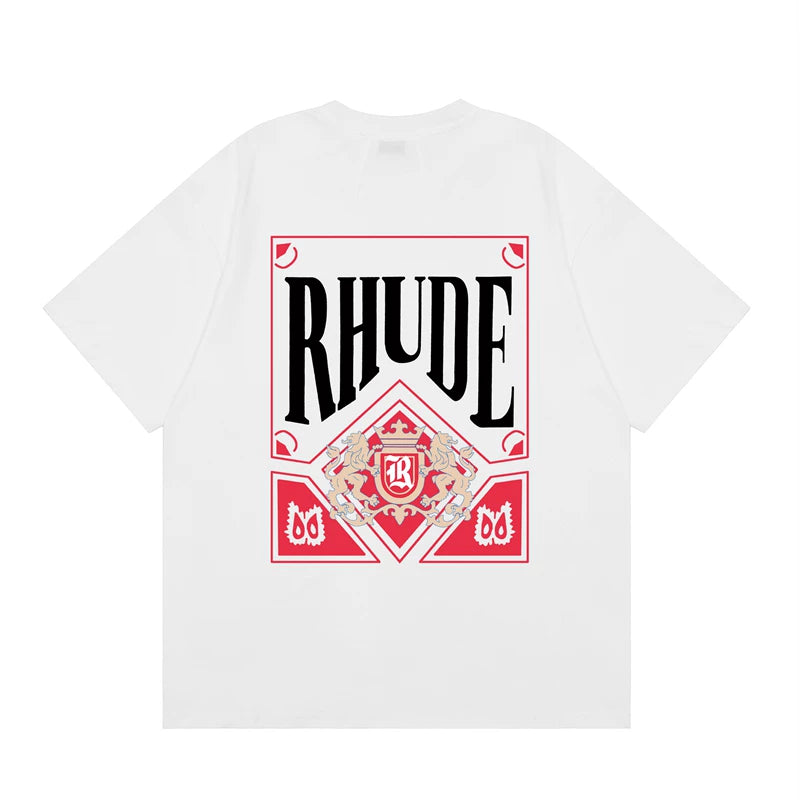 RHUDE High Street Oversized Graphic Pure Cotton T-Shirt