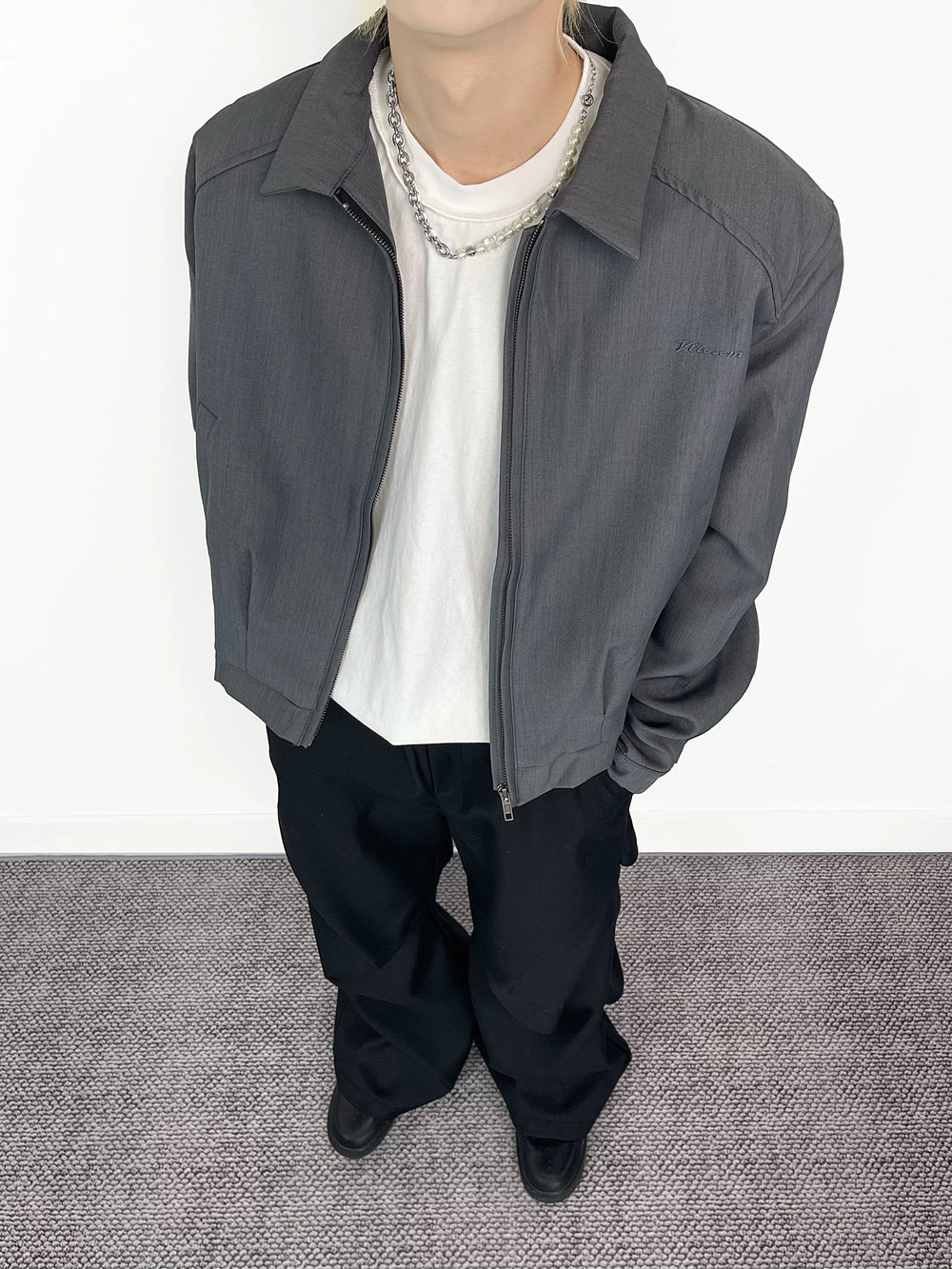 A knife American style cleanfit short jacket