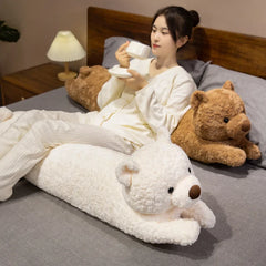 Long Fluffy Bear Snuggle Buddy Plushies