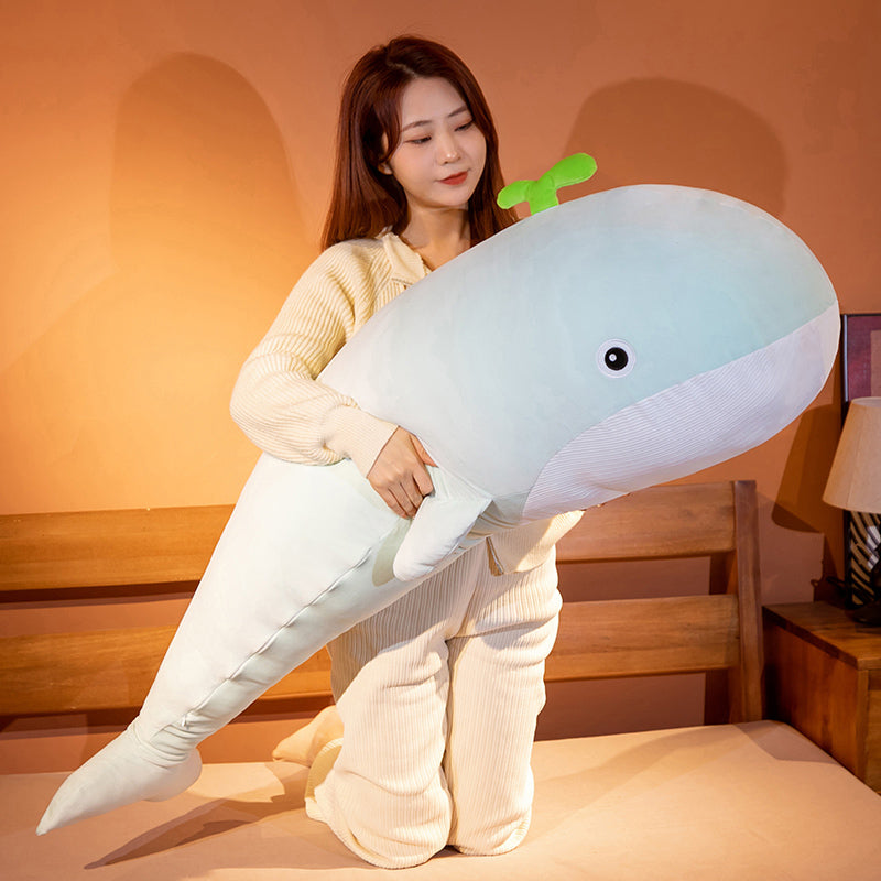 A Pod of Cuddly Whale Plushies