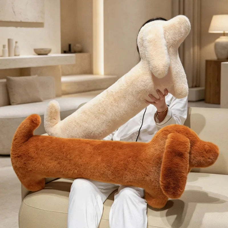 Long Snuggle Dachshund Sausage Dog Plushie