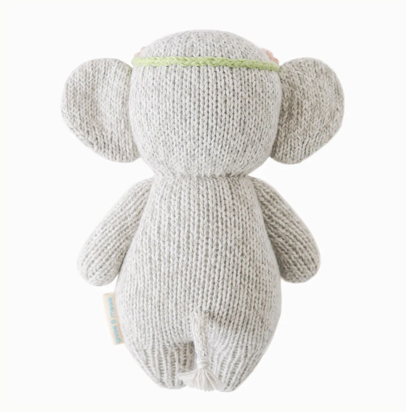 Cuddle + Kind Baby Elephant (Blush Floral Crown)