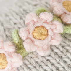 Cuddle + Kind Baby Elephant (Blush Floral Crown)