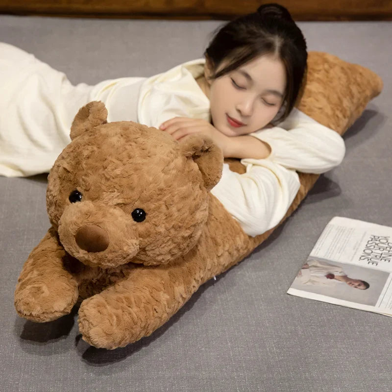 Long Fluffy Bear Snuggle Buddy Plushies