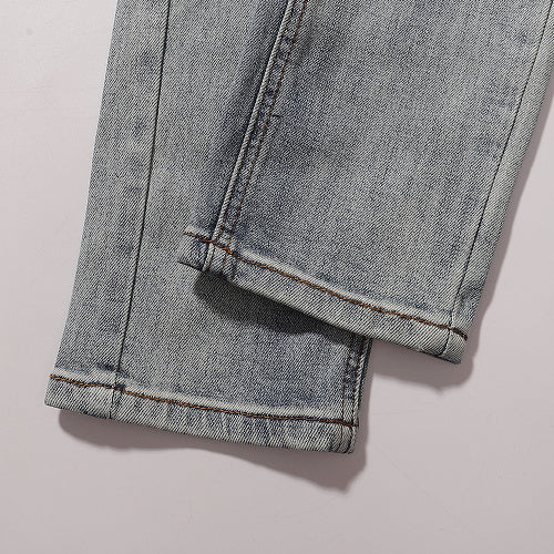 Ksubi Men Knee Distressed Slim Denim Jeans