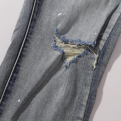 Purple Brand Men Slim Fit Ripped Denim Jeans