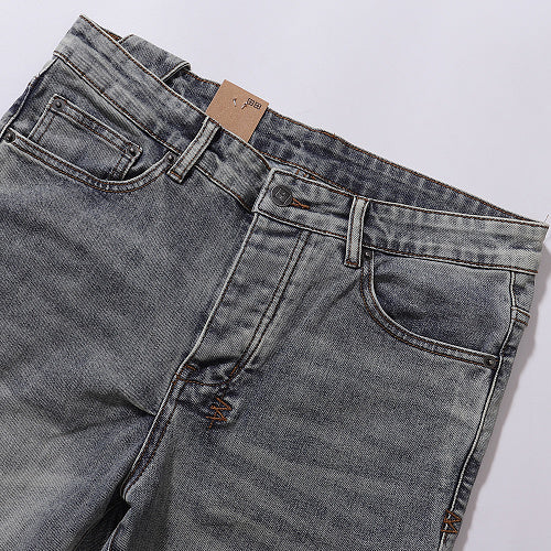 Ksubi Men Gothic Logo Slim Denim Jeans
