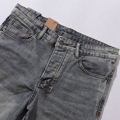 Ksubi Men Gothic Logo Slim Denim Jeans