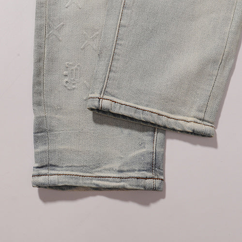 Purple Brand Men Slim Dirt Tint Denim Jeans
