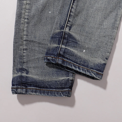 Purple Brand Men Slim Fit Ripped Denim Jeans