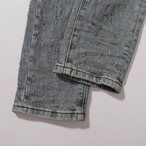 Purple Brand Men Slim Fit Textured Denim Jeans