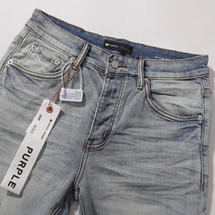 Purple Brand Men Flare Leg Denim Streetwear Jeans
