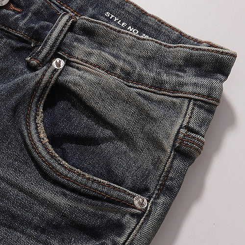Purple Brand Men's Designer Blue Denim Jeans - Premium