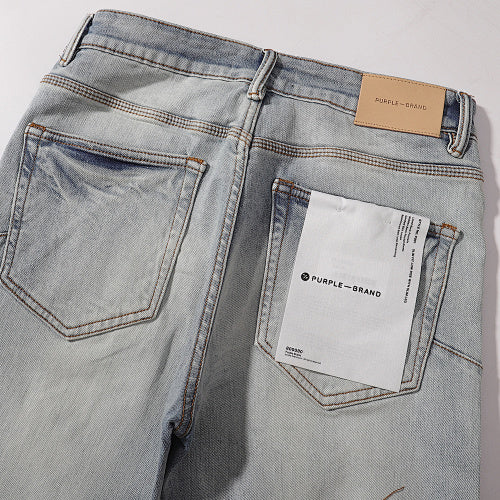 Purple Brand Men Flare Leg Denim Streetwear Jeans