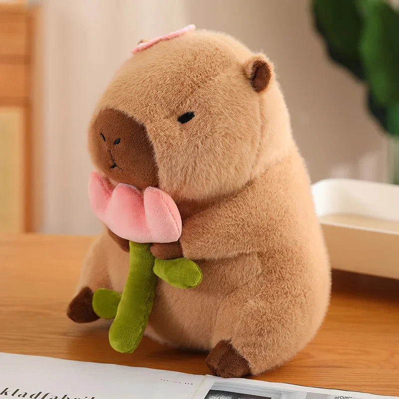 Baby Capybara Animal Dress-up Plushie Collection