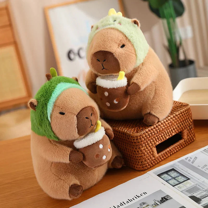 Baby Capybara Animal Dress-up Plushie Collection