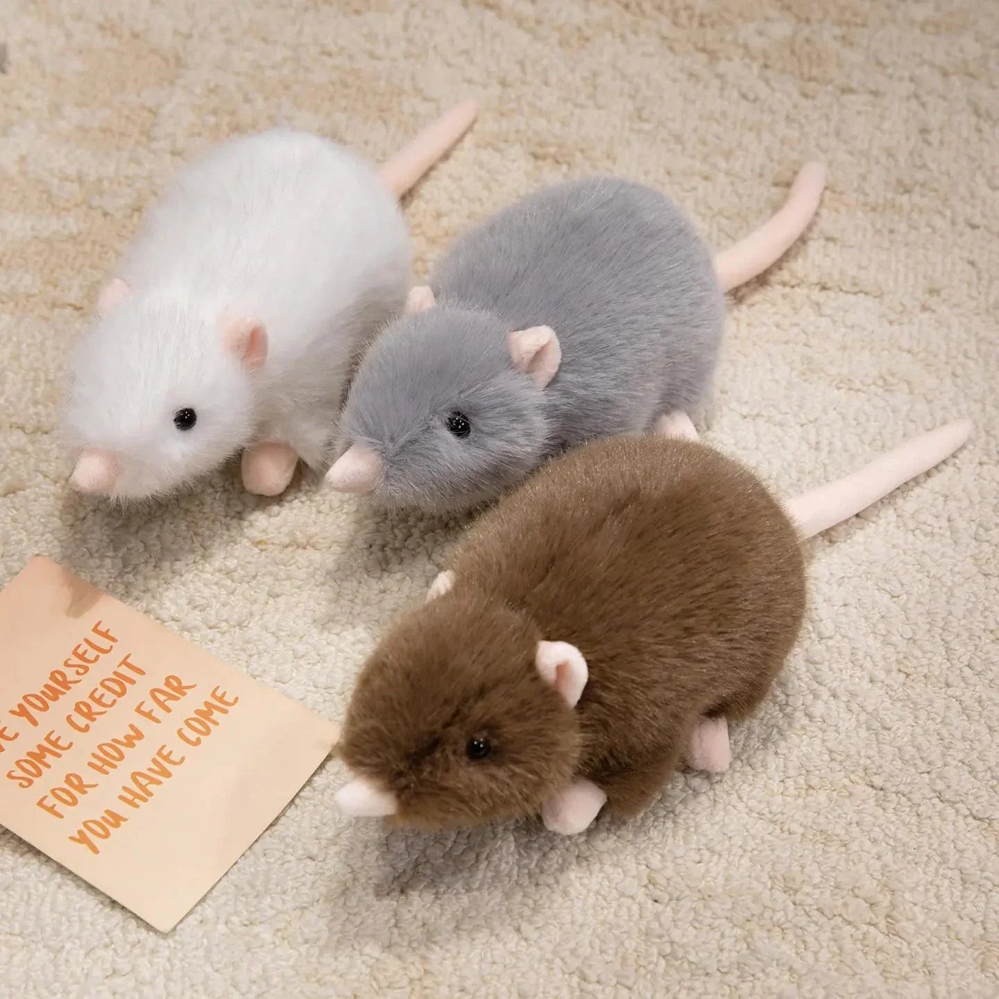 Cheesingtons the Lovable Mouse Plushie Family